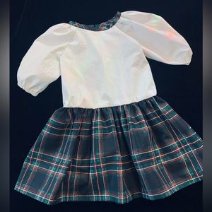 Miss Smarty Pants New Hand Crafted Plaid School Dress Girls Size 7